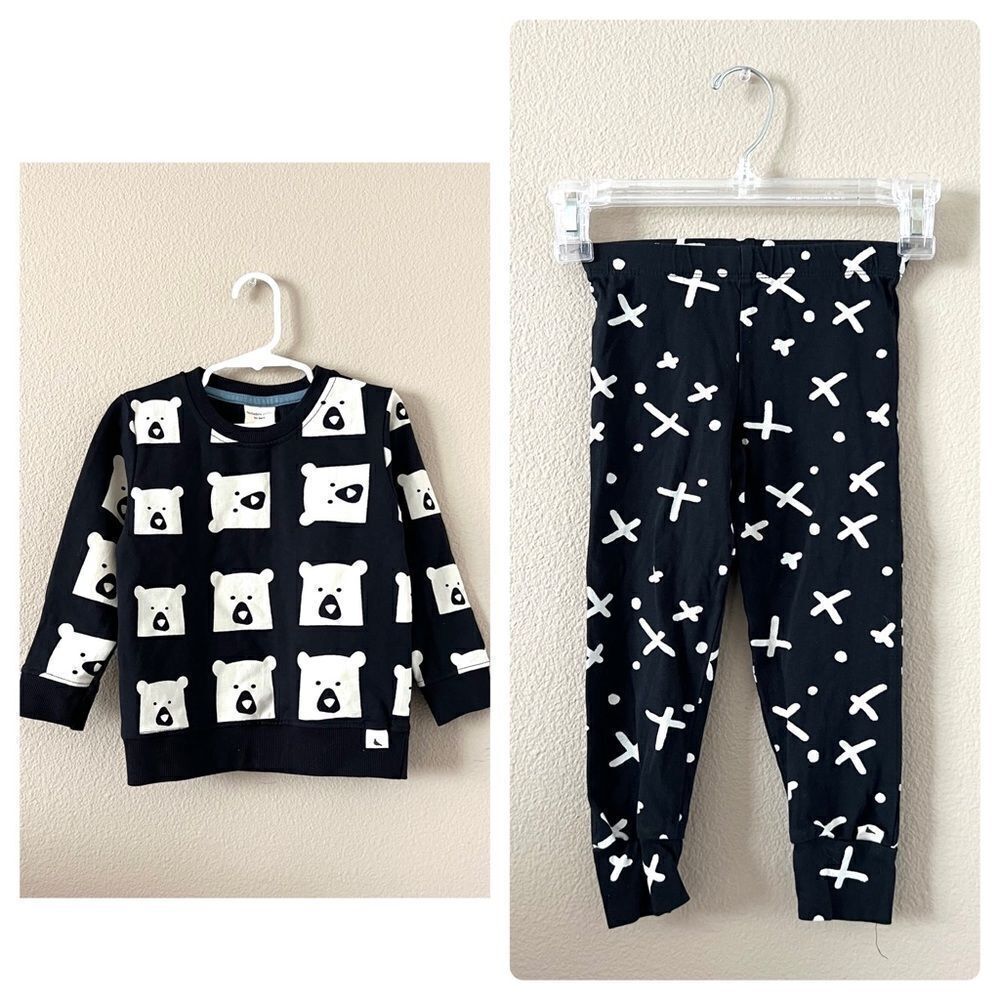 Turtledove London Rain Bear Sweatshirt and Pants Set - Size 3Y-4Y